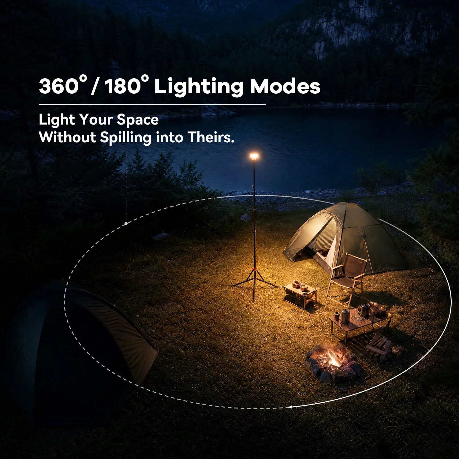 Preorder: WOLFBOX TL2000 Telescopic Camping Light