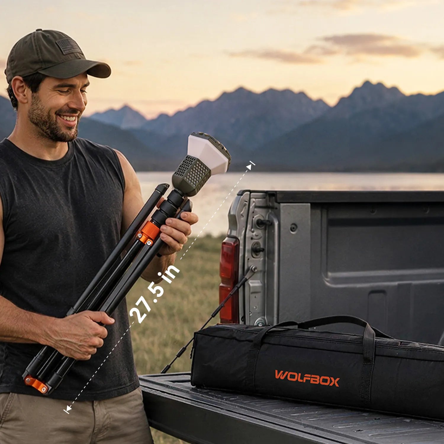 Preorder: WOLFBOX TL2000 Telescopic Camping Light