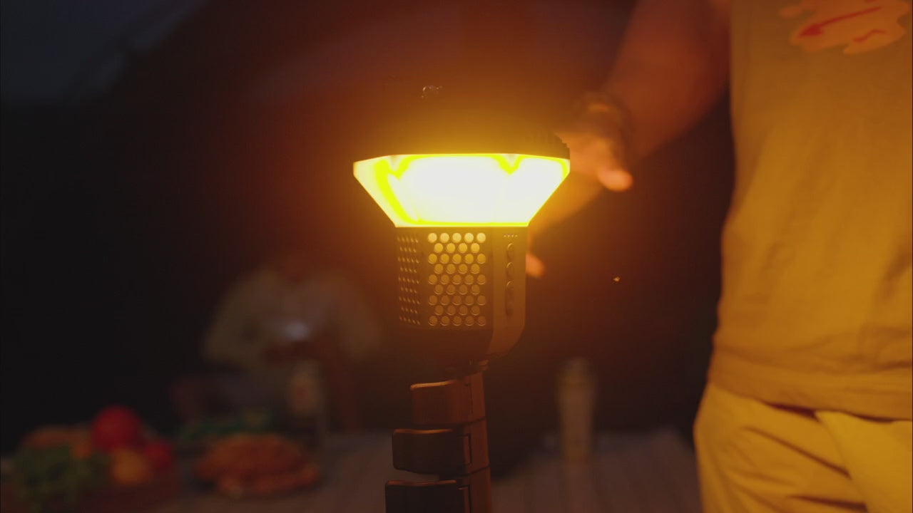 A light that 
creates its own space