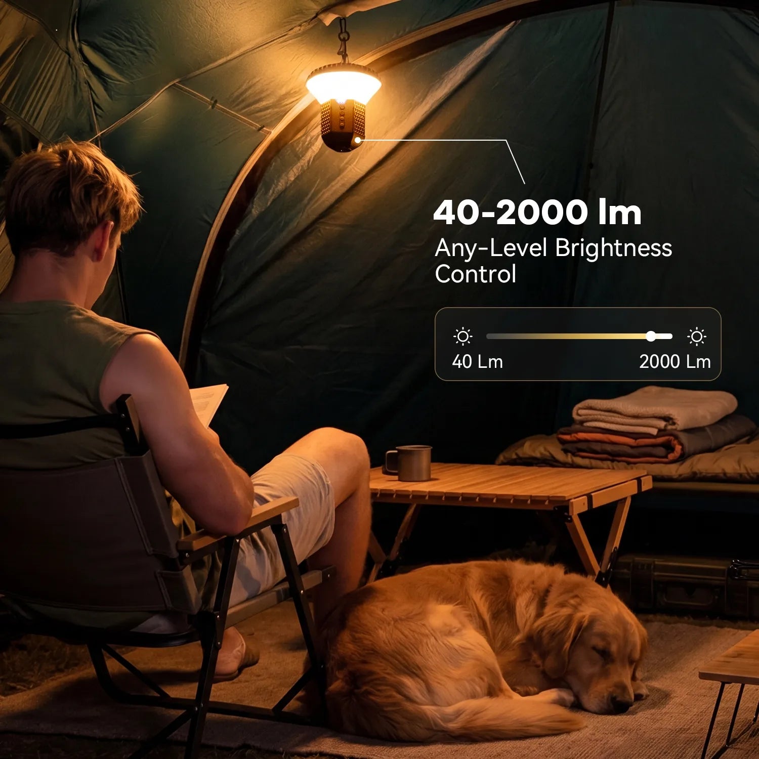 Preorder: WOLFBOX TL2000 Telescopic Camping Light