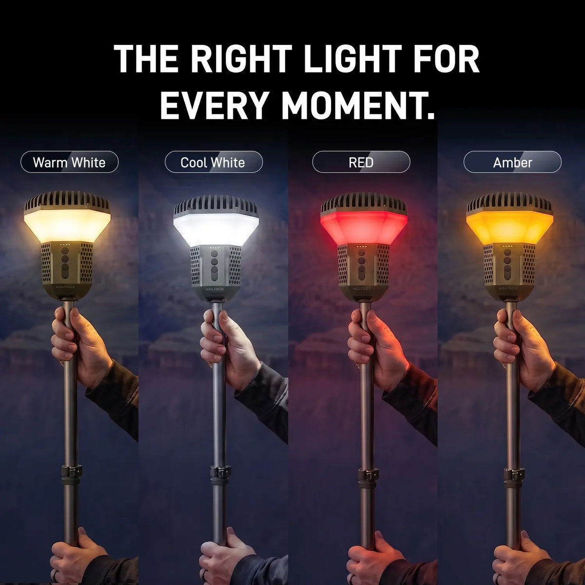 WOLFBOX TL2000 Telescopic Camping Light